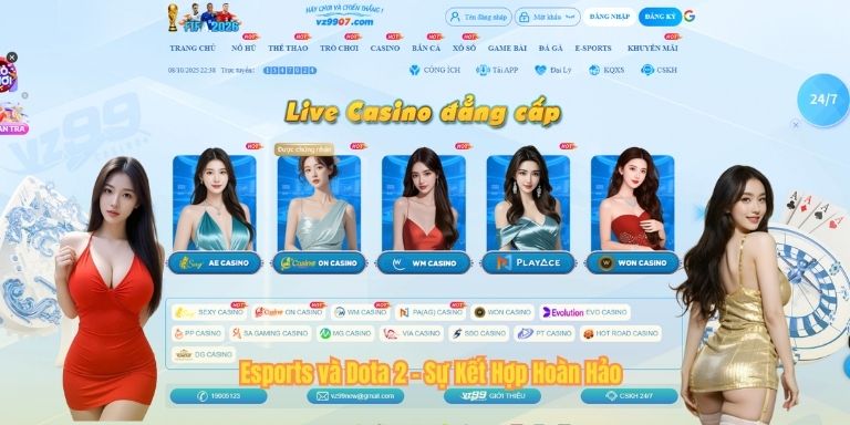 Cá Cược Dota 2 Tại Vz99 – Đến Với Thế Giới Esports Hấp Dẫn 2 Esports và Dota 2 – Sự Kết Hợp Hoàn Hảo